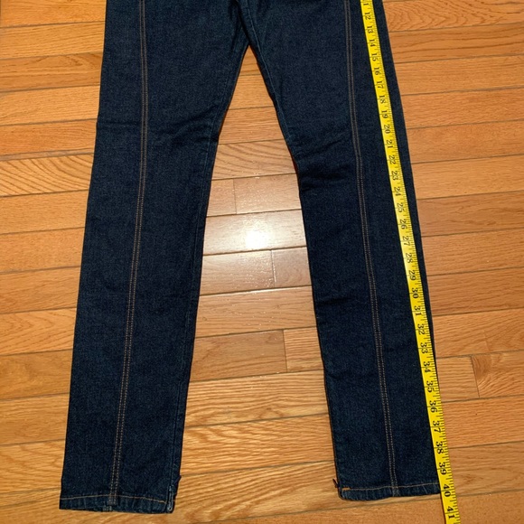 D&G Dolce Gabbana Dark Denim w/Golden Leather Belt - Picture 15 of 15